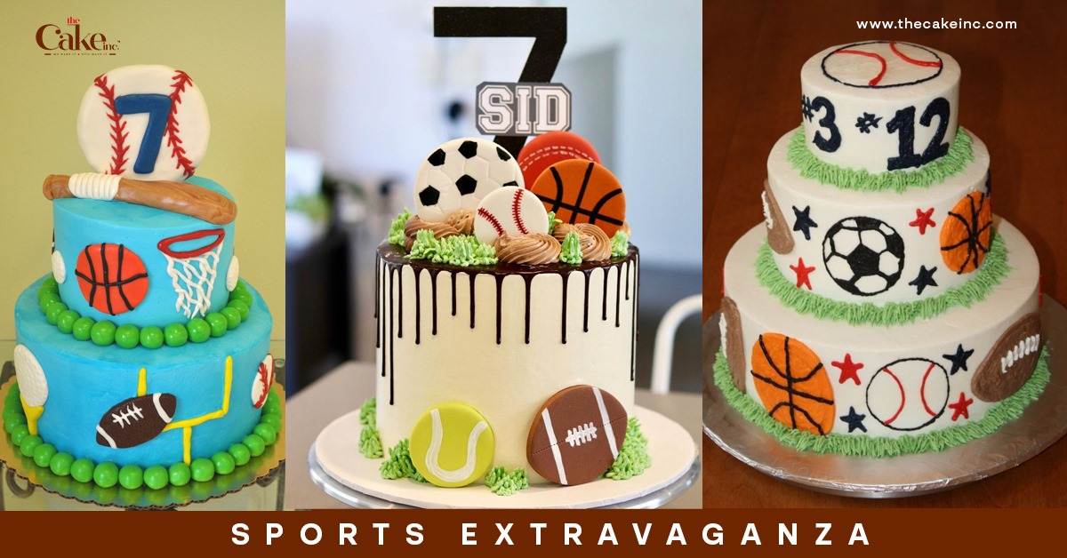 sports themed cake