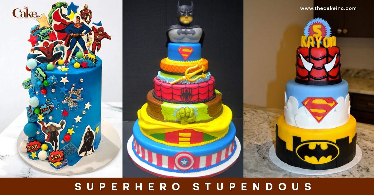 superhero cake