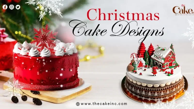 10 Amazing Christmas Cake Designs for Everyone