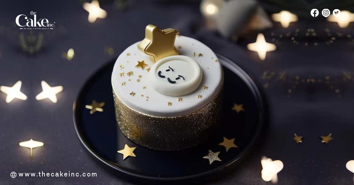 Twinkling Starry Night Cake