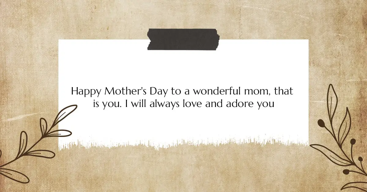 Wishes for Mother's Day