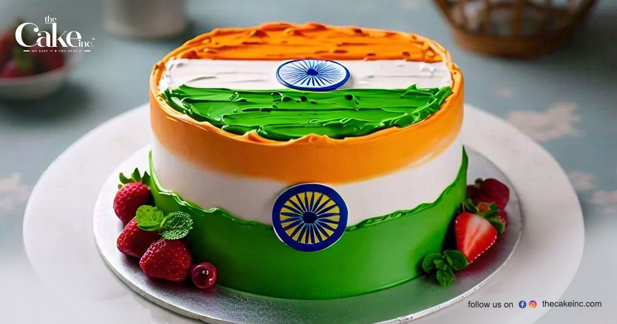 indian independence day cake